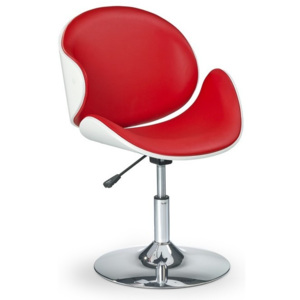 H42 scaun bar culoare: alb /red