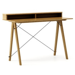 Masa de birou Desk Slim Oak II, L120xl50xh85 cm