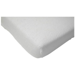 Cearsaf alb pentru pat bebe 90 x 200 cm Jollein, 512_0003, 100% bumbac organic