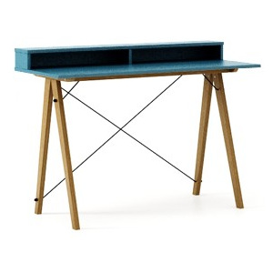 Masa de birou Desk Slim Oak Oceanic II, L120xl50xh85 cm