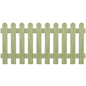 Gard din țăruși, lemn de pin tratat, 170x80 cm 6/9