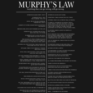 Poster - Murphy's law