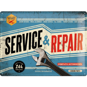 Placă metalică - Service & Repair