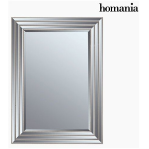 Oglindă Rășină sintetică Sticlă bizotată Argintiu (82 x 3 x 112 cm) by Homania