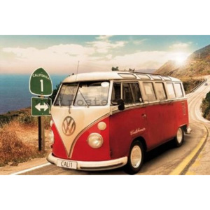 Poster - Californian Camper Route one (1)