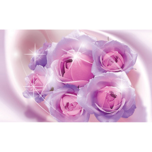 Tablou canvas: Roz trandafiri - 75x100 cm
