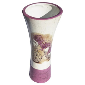 Vaza pentru flori Bicicleta cu Lavanda, ceramica 29 cm