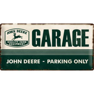 Placă metalică - John Deere (Garage)