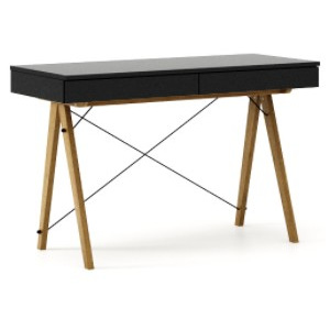 Masa de birou desk Basic Oak Black, L100xl50xh75 cm