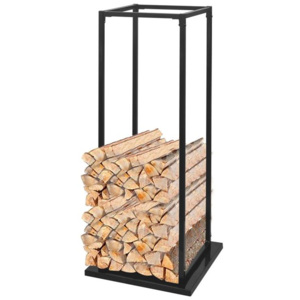 Rastel pentru lemne de foc, cu postament, 113 cm