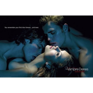 Poster - Vampire Diaries kiss