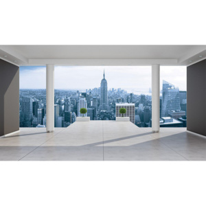Fototapet vlies: Perspectivă Manhattan (Terasă) - 254x368 cm