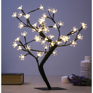 Pom Decorativ cu Flori (48 LED-uri)