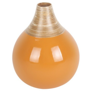 Vază din bambus PT LIVING Bamboo, galben