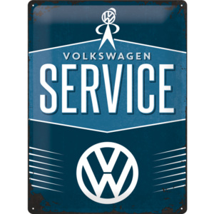 Placă metalică: VW Service - 40x30 cm