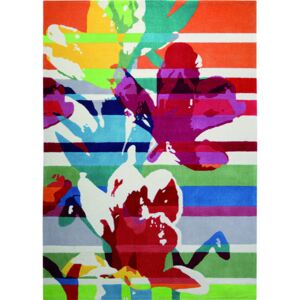 Covor Modern & Geometric Floria, Acril, Multicolor, 90x160