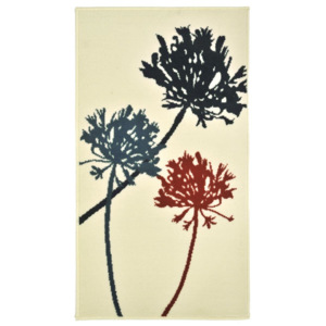 Covor Decorino, Floral, polipropilena, C-020185, 60x110 cm, Bej