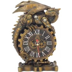 Ceas de birou dragon steampunk Clockwork Companion