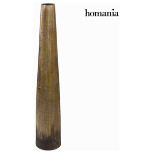Vază cu picior din ceramică bronz - Jungle Colectare by Homania