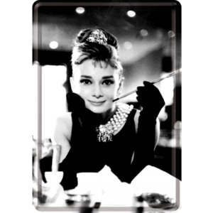 Ilustrată metalică - Audrey Hepburn