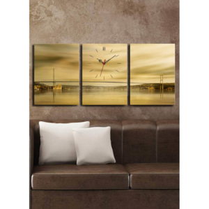 Ceas decorativ Clock Art, 228CLA2696, 3 Piese, panza