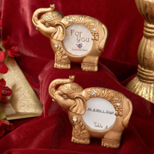 Mult noroc aur elefant indian cadru de imagine de la Solefavors