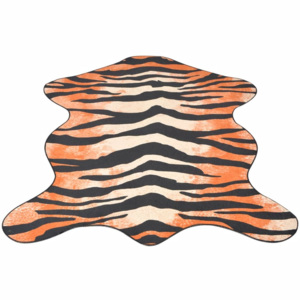 Covor decupat cu imprimeu tigru, 70 x 110 cm