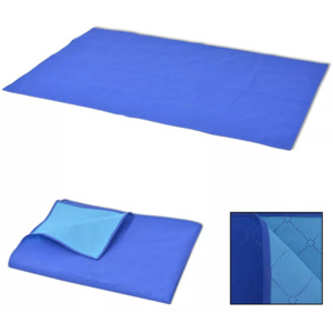Pătură pentru picnic, albastru și bleu, 100 x 150 cm