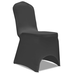 Set huse elastice pentru scaune 50 buc. Negru