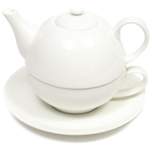 Ceainic White Basics Tea Alb, Portelan