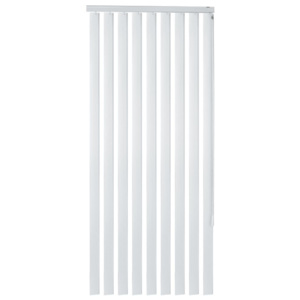 Jaluzele verticale din PVC, alb, 180 x 250 cm