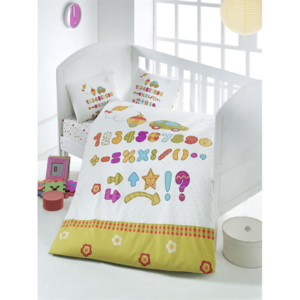 Lenjerie de pat pentru copii, Victoria, material: 100% bumbac, 121VCT2001