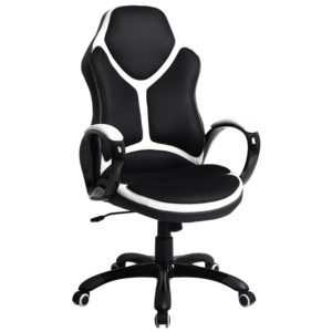 HOLDEN scaun de birou alb/negru