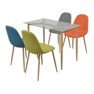 Set de masă cu scaune 5 Piese multicolor