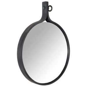 Oglindă cu ramă neagră Dutchbone Attractif, 41 cm