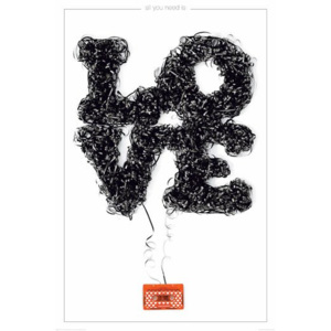 Poster - Tot ce ai nevoie este dragostea (caseta)