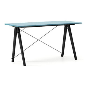 Masa de birou Desk Slim Black Oceanic, L120xl50xh75 cm