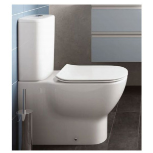 Vas WC pe pardoseala Ideal Standard Tesi AquaBlade lipit de perete