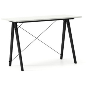 Masa de birou Desk Slim Black Light Grey, L120xl50xh75 cm
