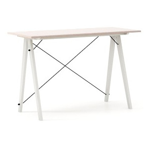 Masa de birou Desk Slim White Dusty Pink, L120xl50xh75 cm