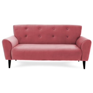 Canapea cu 3 locuri Vivonita Kiara, roz