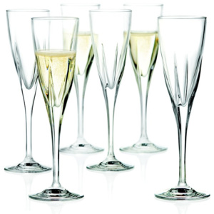 Set 6 pahare pentru șampanie RCR Cristalleria Italiana Arezzo