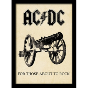 AC/DC - for those about to rock Afiș înrămat