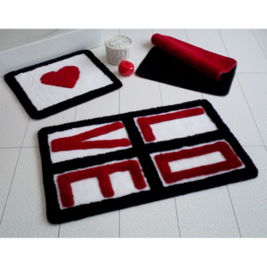 Set 3 covorase baie, Alessia Home, Love - Red