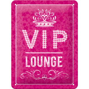 Placă metalică - VIP Lounge (roz)