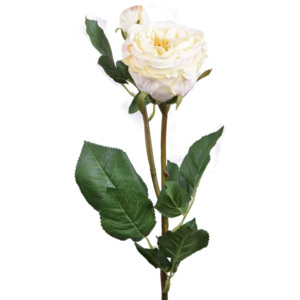 Floare artificială Ego Dekor, trandafir galben