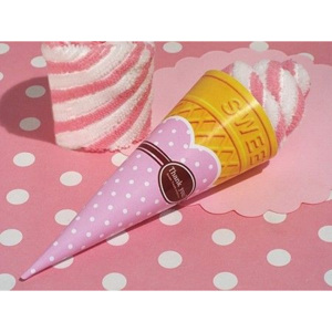 Dulce Tratează Colectia Strawberry Swirl Ice Cream Cone prosoape Favor