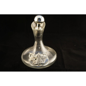 Vaza ( Carafa ) cu dop sticla argintata