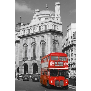Poster - London red Bus (2)
