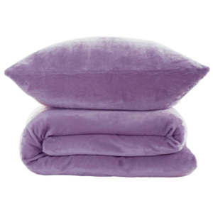 Lenjerie de pat din micropluș violet